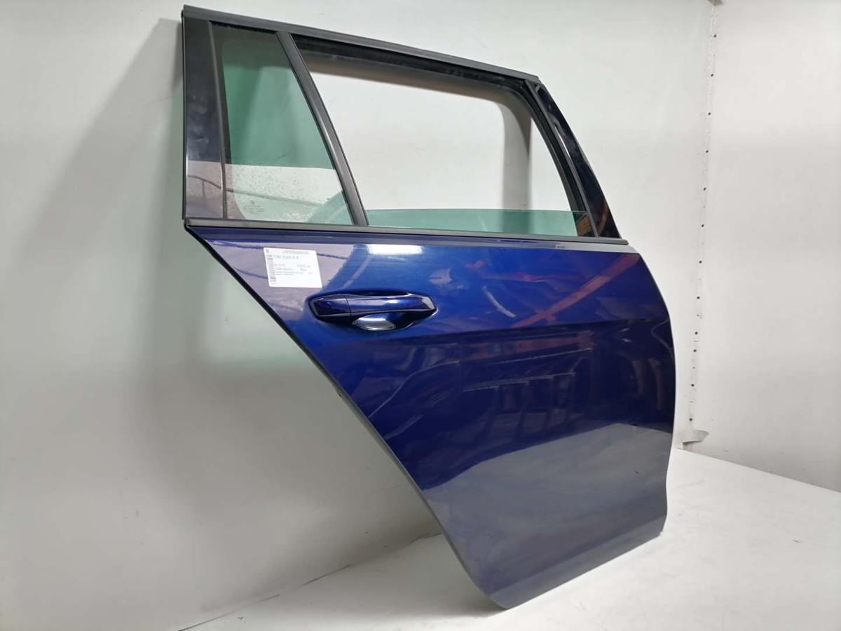 VW Golf 7 original T&uuml;r hinten rechts LC5B Atlantic Blue Rohbau Kombi Bj.2020